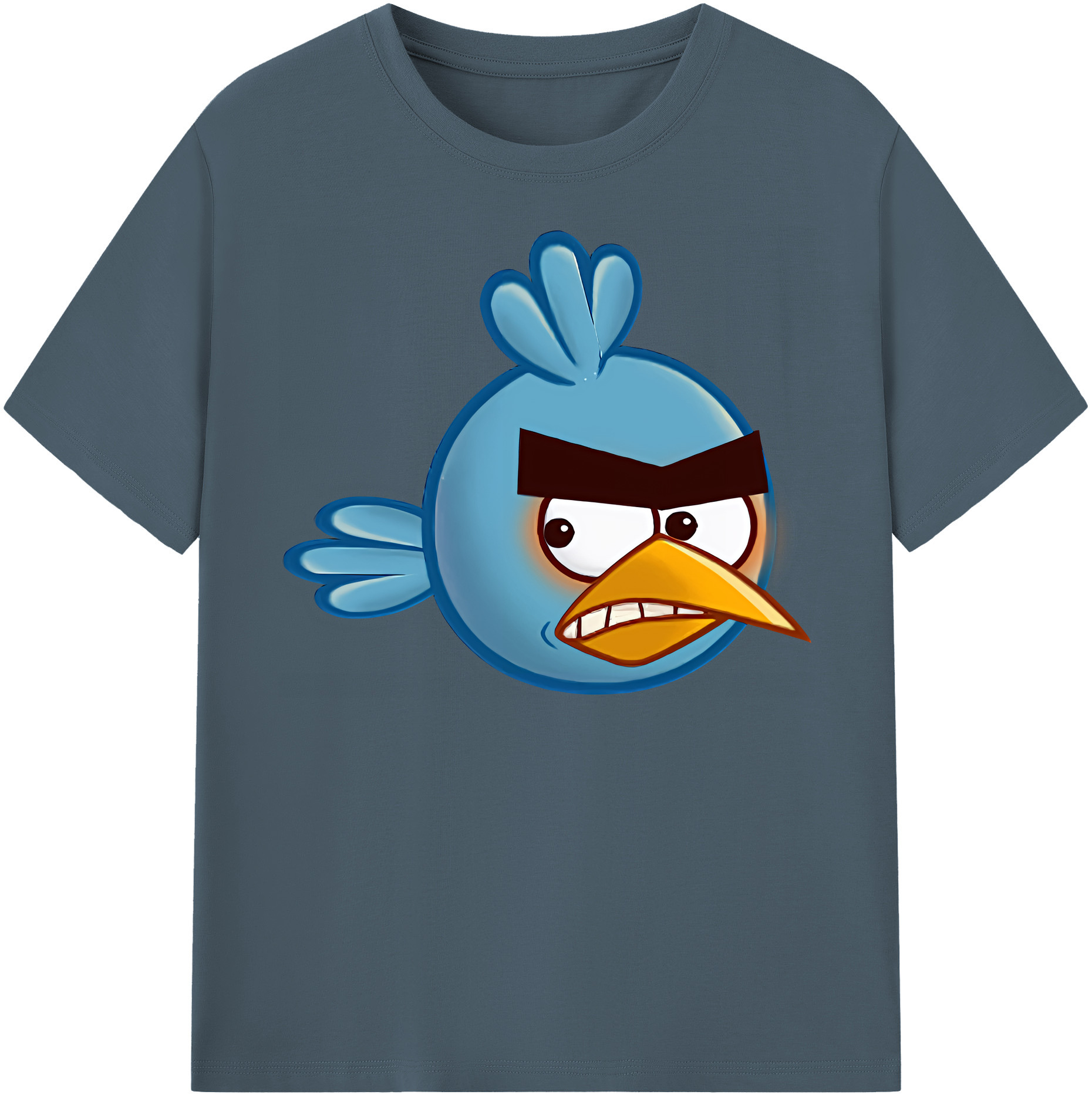 （画像用） Angry Birds アングリーバード 綿100％半袖Tシャツ（フロントプリント）